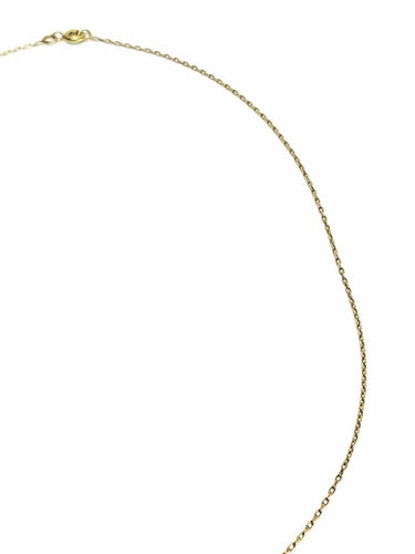 Collier Collier en or rose 18 carats et porcelaine avec diamant brillant 58 Facettes