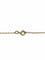 Collier Collier en or rose 18 carats et porcelaine avec diamant brillant 58 Facettes