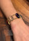 Bracelet Bracelet en or champagne 18 carats à cabochons de pierres fines 58 Facettes
