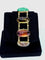 Bracelet Bracelet en or champagne 18 carats à cabochons de pierres fines 58 Facettes