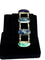 Bracelet Bracelet en or champagne 18 carats à cabochons de pierres fines 58 Facettes