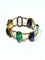 Bracelet Bracelet en or champagne 18 carats et pierres fines cabochon 58 Facettes