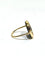 Bague 59 Ginette NY - Bague en or rose 18 carats et onyx 58 Facettes