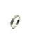 Bague 58 Alliance homme guillochée en or blanc 18 carats 58 Facettes