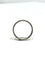 Bague 58 Alliance homme guillochée en or blanc 18 carats 58 Facettes