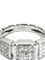 Bague 54 Didier Guerin - Bague pavée de diamants en or blanc 58 Facettes