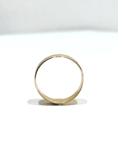 Bague 55 Alliance Napoléon III - Bague en or rose 18 carats 58 Facettes