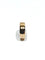 Bague 55 Napoléon III - Alliance large en or rose 18 carats 58 Facettes