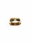 Bague 55 Napoléon III - Alliance large en or rose 18 carats 58 Facettes