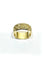 Bague 54 Alliance large femme en or rose 18 carats 58 Facettes