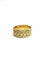 Bague 54 Alliance large femme en or rose 18 carats 58 Facettes