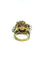 Bague 51.5 Bague articulée en or jaune 18 carats et perles 58 Facettes