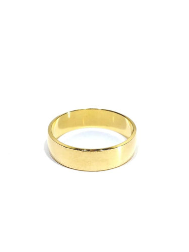 Bague 63 Alliance homme incurvée en or champagne 18 carats 58 Facettes