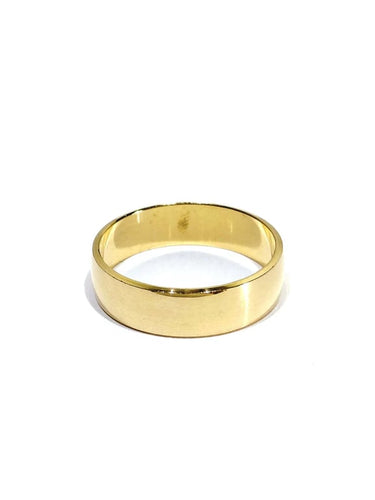 Bague 63 Alliance homme incurvée en or champagne 18 carats 58 Facettes
