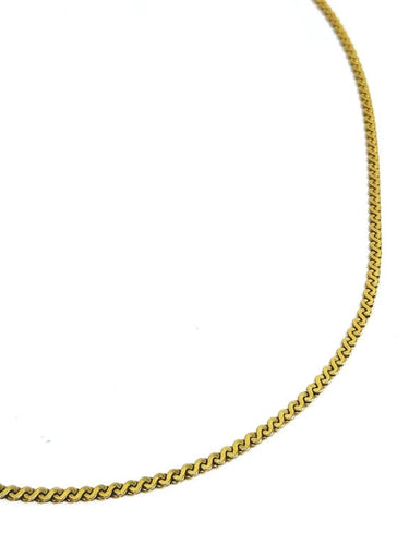 Collier Chaîne - Mailles spirale en or jaune 18 carats 58 Facettes