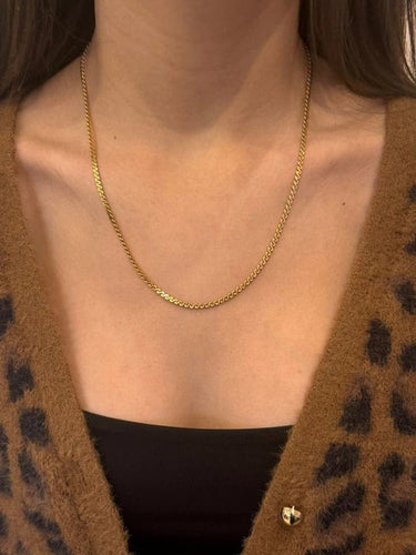 Collier Chaîne - Mailles spirale en or jaune 18 carats 58 Facettes