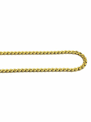 Collier Chaîne - Mailles spirale en or jaune 18 carats 58 Facettes