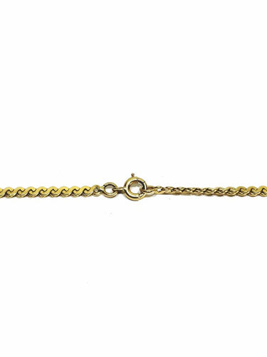 Collier Chaîne - Mailles spirale en or jaune 18 carats 58 Facettes