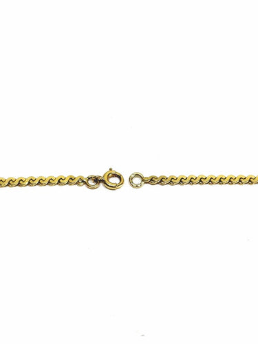 Collier Chaîne - Mailles spirale en or jaune 18 carats 58 Facettes