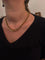Collier Collier en or rose 18 carats à maillons entrelacés (années 1940) 58 Facettes