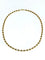 Collier Chaîne maille grain de café en or jaune 18 carats 58 Facettes