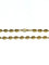 Collier Chaîne maille grain de café en or jaune 18 carats 58 Facettes