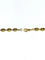 Collier Chaîne maille grain de café en or jaune 18 carats 58 Facettes