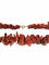 Collier Collier en corail rouge avec fermoir plaqué or 58 Facettes