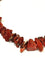 Collier Collier en corail rouge avec fermoir plaqué or 58 Facettes
