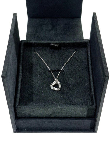 Collier David Yurman - Collier cœur en argent 925 avec pendentif or 14 carats 58 Facettes