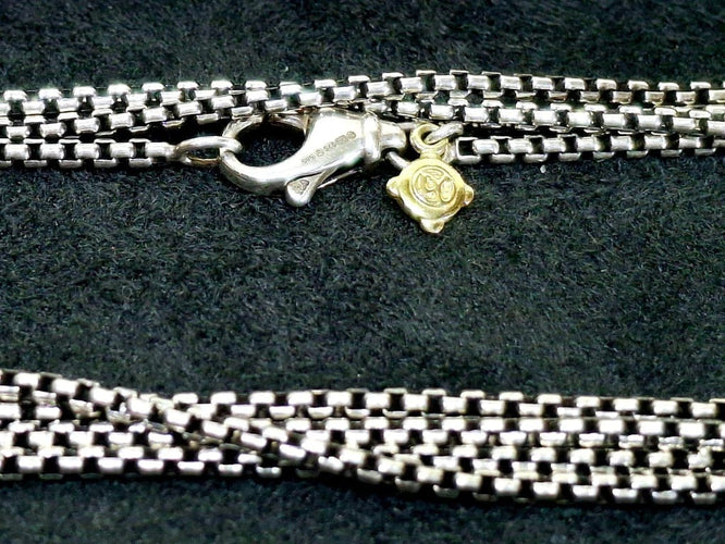 Collier David Yurman - Sautoir en argent 925 avec pendentif en or 14 carats 58 Facettes