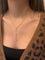 Collier Collier en or jaune 18 carats et diamants 58 Facettes