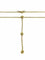 Collier Collier en or jaune 18 carats et diamants 58 Facettes