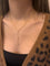 Collier Collier en or jaune 18 carats et diamants 58 Facettes