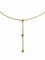 Collier Collier en or jaune 18 carats et diamants 58 Facettes