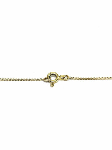 Collier Chaîne maille gourmette en or jaune 18 carats 43,5 cm 58 Facettes