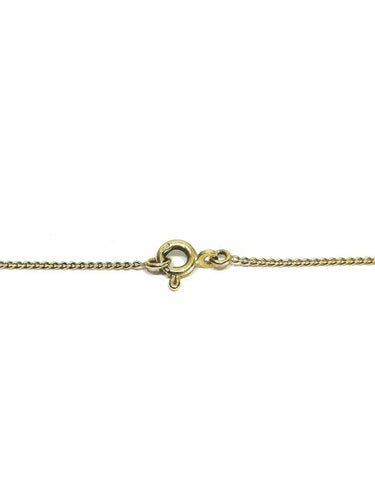 Collier Chaîne maille gourmette en or jaune 18 carats 43,5 cm 58 Facettes