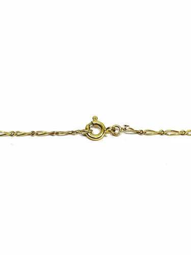 Collier Chaîne maille cheval en or jaune 18 carats 58 Facettes