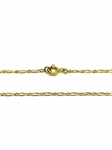 Collier Chaîne maille cheval en or jaune 18 carats 58 Facettes