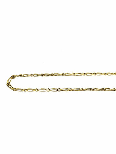 Collier Chaîne maille cheval en or jaune 18 carats 58 Facettes