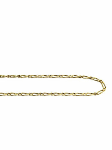 Collier Chaîne maille cheval en or jaune 18 carats 58 Facettes