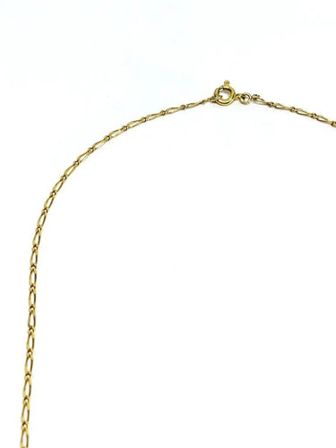 Collier Chaîne maille cheval en or jaune 18 carats 58 Facettes