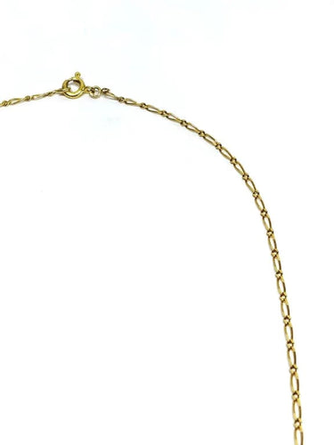 Collier Chaîne maille cheval en or jaune 18 carats 58 Facettes