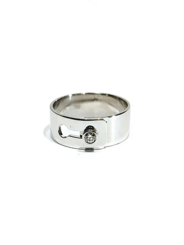 Bague 52 Dinh Van Serrure - Bague en or blanc et diamant 58 Facettes