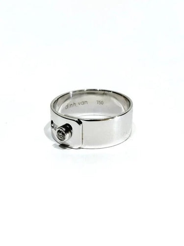 Bague 52 Dinh Van Serrure - Bague en or blanc et diamant 58 Facettes