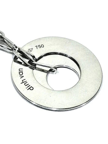 Collier Dinh Van Cible - Collier en or blanc 18 carats 58 Facettes