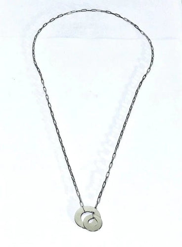 Collier Dinh Van Cible - Collier en or blanc 18 carats 58 Facettes