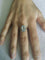 Bague 55 Bague en or blanc 18 carats sertie d’une aigue-marine 58 Facettes 598291