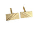 Boutons de manchette Boutons de manchette en or jaune 18 carats 58 Facettes