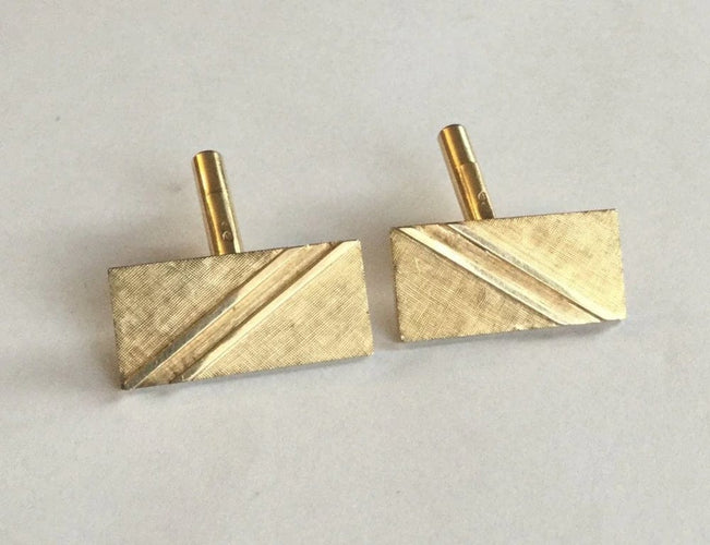 Boutons de manchette Boutons de manchette en or jaune 18 carats 58 Facettes